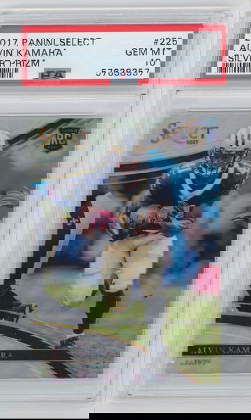 ALVIN KAMARA 2017 SELECT ROOKIE FIELD LEVEL SILVER #225 PSA 10 GEM MINT