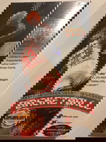 1998-99 UPPER DECK - MJ ACCESS Basketball 🏀 Hobby box 24 (minor wear & tear on plastic)