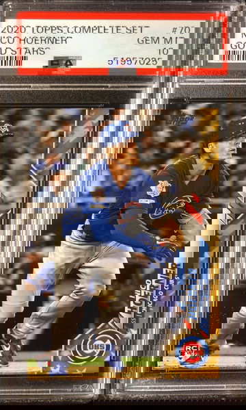 2020 Topps Complete Set Nico Hoerner Gold Stars PSA 10