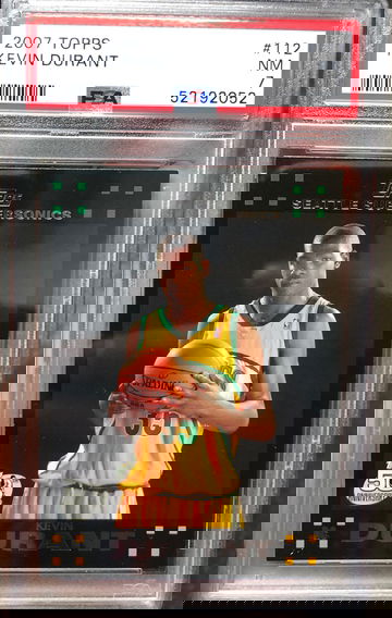 Kevin Durant #112 rookie black psa 