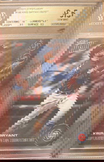 2016 Topps Now Kris Bryant Rookie BGS 9.5