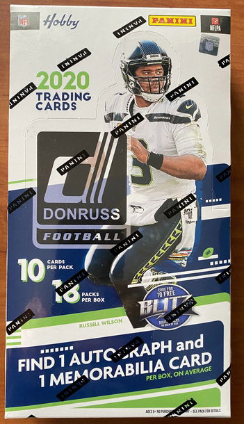 2020 Panini Donruss Football Sealed Hobby Box