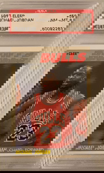1987 Michael Jordan Fleer #59 PSA 8