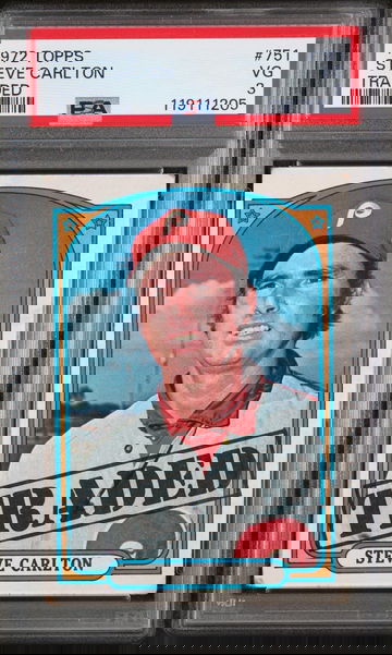 1972 Topps Traded Steve Carlton #751 PSA 3