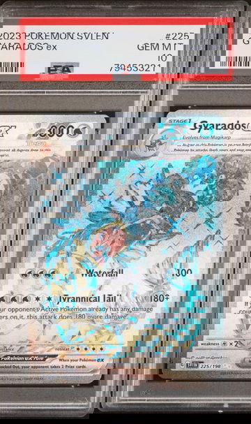 2023 POKEMON SVI EN SCARLET & VIOLET GYARADOS EX #225 PSA 10