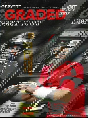 $29.95 New Beckett Graded Card Price Guide 21st Edition 2022 Tom Brady Tampa Bay Buccaneers