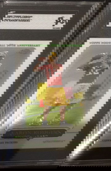 SGC 9 2005 Topps Chrome #190 Aaron Rodgers 