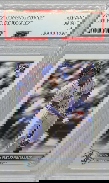 2022 Topps Update Julio Rodriguez RC  #US44 PSA 9