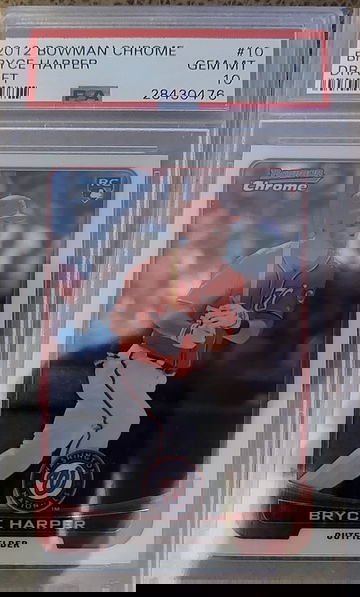 2012 chrome draft harper rookie