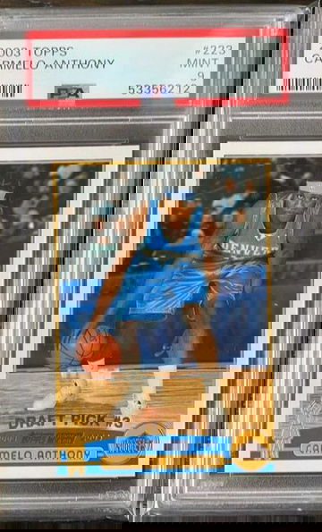 2003 Topps Carmelo Anthony #223 PSA 9