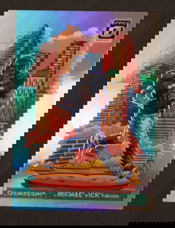 2021 Panini Donruss 25 Michael Vick Downtown Falcons