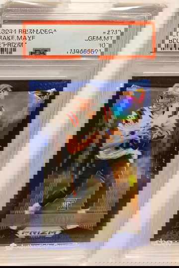 2024 Prizm Deca Drake Maye Blue Rookie #/149 Gem Mint 10