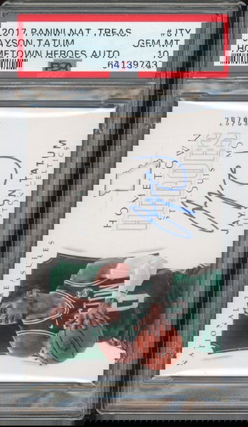 2017 National Treasures Jayson Tatum