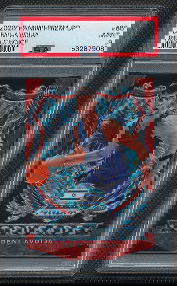 2020 Prizm Draft Picks Deni Avdija Red Choice PSA 9