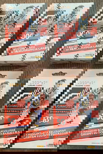 2020-2021 Donruss Basketball Lot - (2) Blasters & (2) Hanger Boxes - NEW/SEALED
