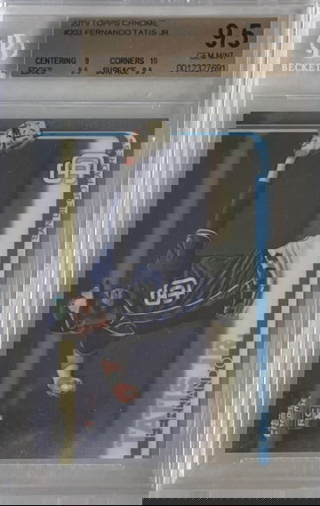 2019 Topps chrome Fernando tatis jr rookie bgs 9.5