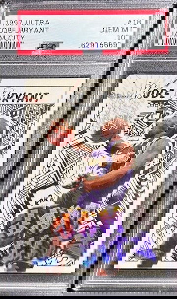 1997 Fleer Ultra Kobe Bryant Jam City PSA 10 GEM MINT Los Angeles Lakers HOF