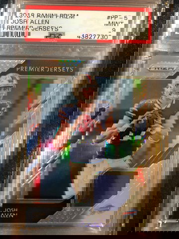 2018 Prizm Josh Allen Premier Jerseys #PP-5 PSA 9 MINT(POP 19)