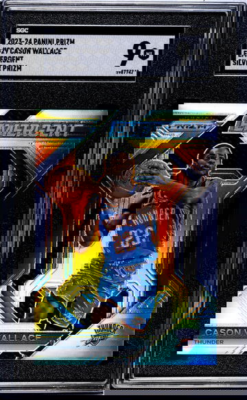 2023-24 Panini Prizm Emergent Silver Prizm Cason Wallace #29 SGC 9