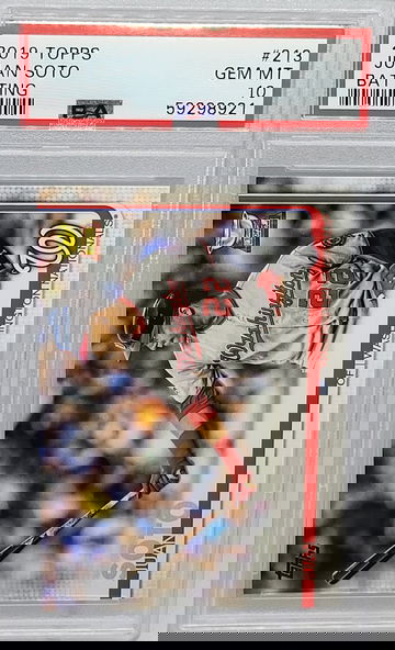 2018 Topps #213 Juan Soto RC PSA 10