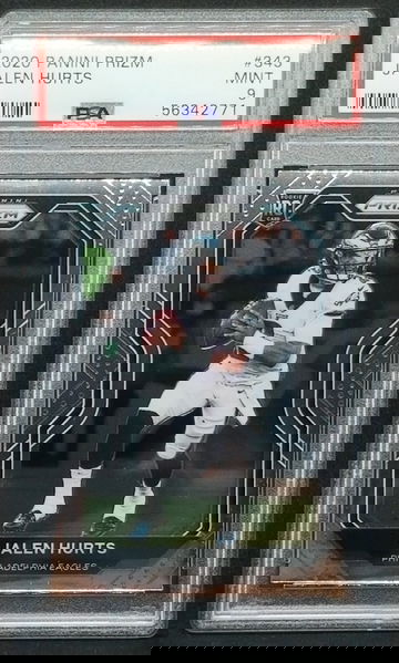 2020 Prizm Jalen Hurts RC PSA 9 #343 Rookie