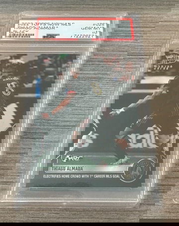 2022 Topps Now MLS #25 Thiago Almada Black /99 PSA 10 GEM MINT