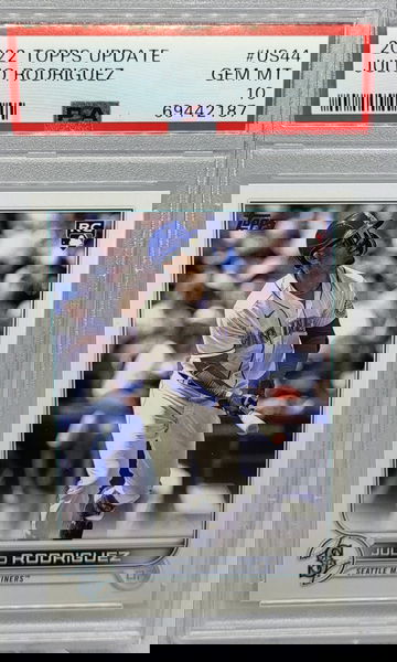 2022 Topps Update #US44 Julio Rodriguez RC PSA 10