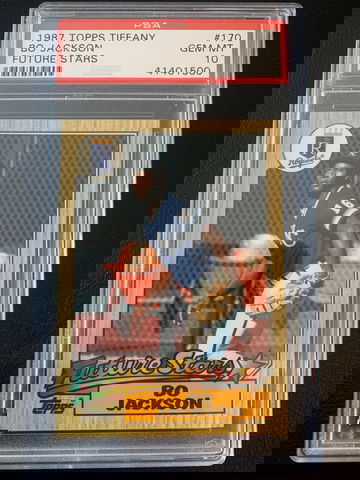 1987 Topps Tiffany Bo Jackson PSA 10