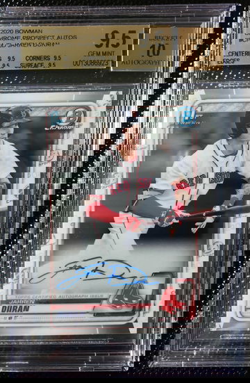 2020 Bowman Jarren Duran Auto BGS 9.5/10