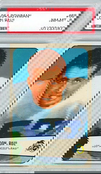 1954 Bowman Don Paul #68 PSA 8 P1322