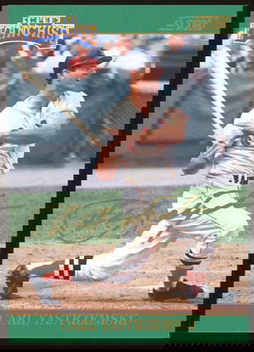 1992 Score The Franchise Carl Yastrzemski auto