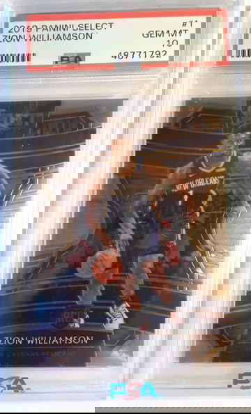 Zion Williamson 2019-20 Select Concourse Rookie Card PSA 10 Gem Mint #1