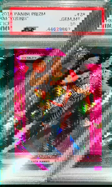 Trae Young Pink Ice Prizm RC #78 PSA 10