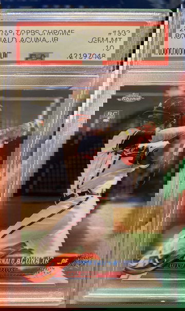 Ronald Acuna Jr. 10 psa braves