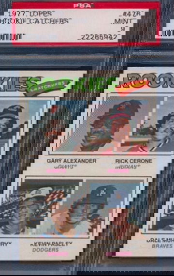 Dale Murphy 1977 Topps RC PSA 9