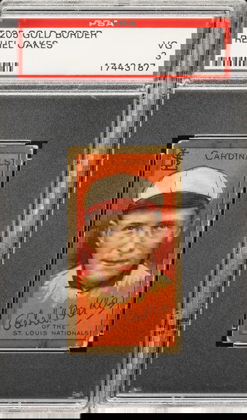 1911 T205 Piedmont Rebel Oakes St. Louis Cardinals PSA 3 VG