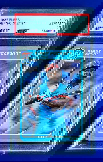 Kirby Puckett Rookie 1985 Fleer #286 Centered PSA 10 GEM MINT Twins HOF 