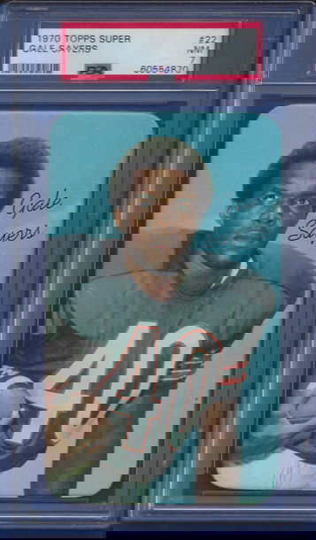 1970 Topps Super #22 Gale Sayers PSA 7 (BillsGridironGreats)