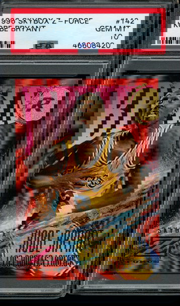 1996 Skybox Z-Force #142 Kobe Bryant PSA GEM MINT 10