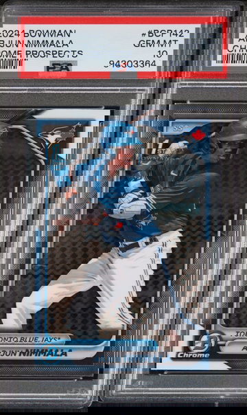 2024 Bowman Chrome Prospects Arjun Nimmala #BCP142 PSA 10