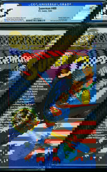 SUPERMAN #400, CGC 8.5 VF+