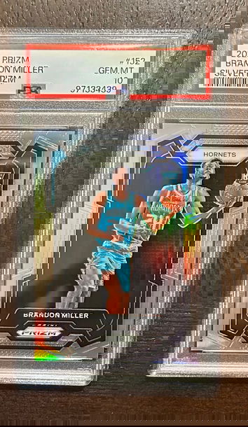 2023 Prizm Brandon Miller #152 Silver PSA 10 Gem Mint