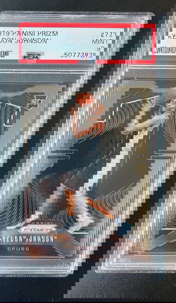 2019 Prizm Keldon Johnson PSA 9