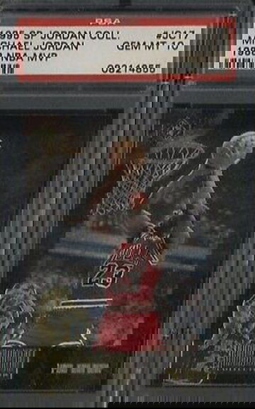 1995 Upper Deck UD SP Collection 1988 NBA MVP JC17 Michael Jordan Chicago Bulls PSA 10 Gem Mint