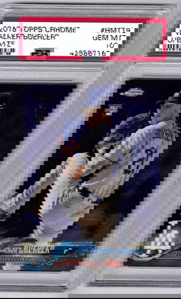 Walker Buehler topps chrome update rookie psa 10