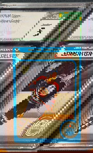 1979-80 Topps Wayne Gretzky #18 ROOKIE CARD RC CSG 5 Excellent