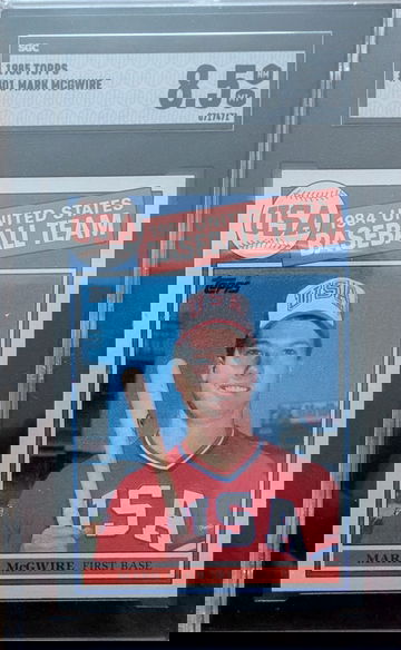 1985 Topps Mark McGwire Team USA RC SGC 8.5