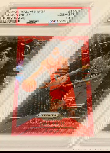 2019 Prizm Coby White Red Wave Rookie PSA10 (HK)