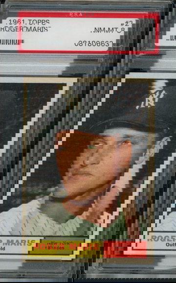 1961 Topps Roger Maris #2 PSA 8 HOF New York Yankees Vintage Baseball