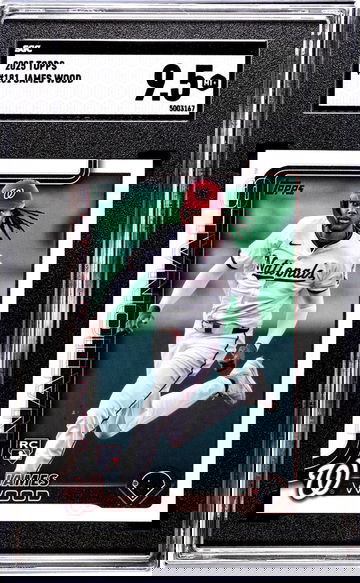 2025 Topps #181 James Wood SGC 9.5